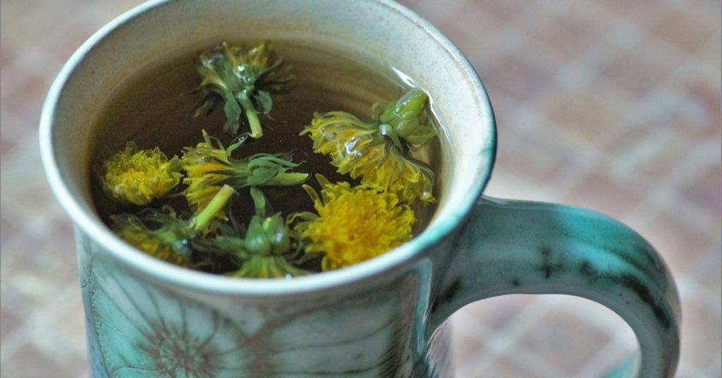 dandelion tea